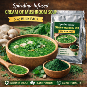 Spirulina-Infused Soups Pack of 5 kg - ( Cream of Mushroom )